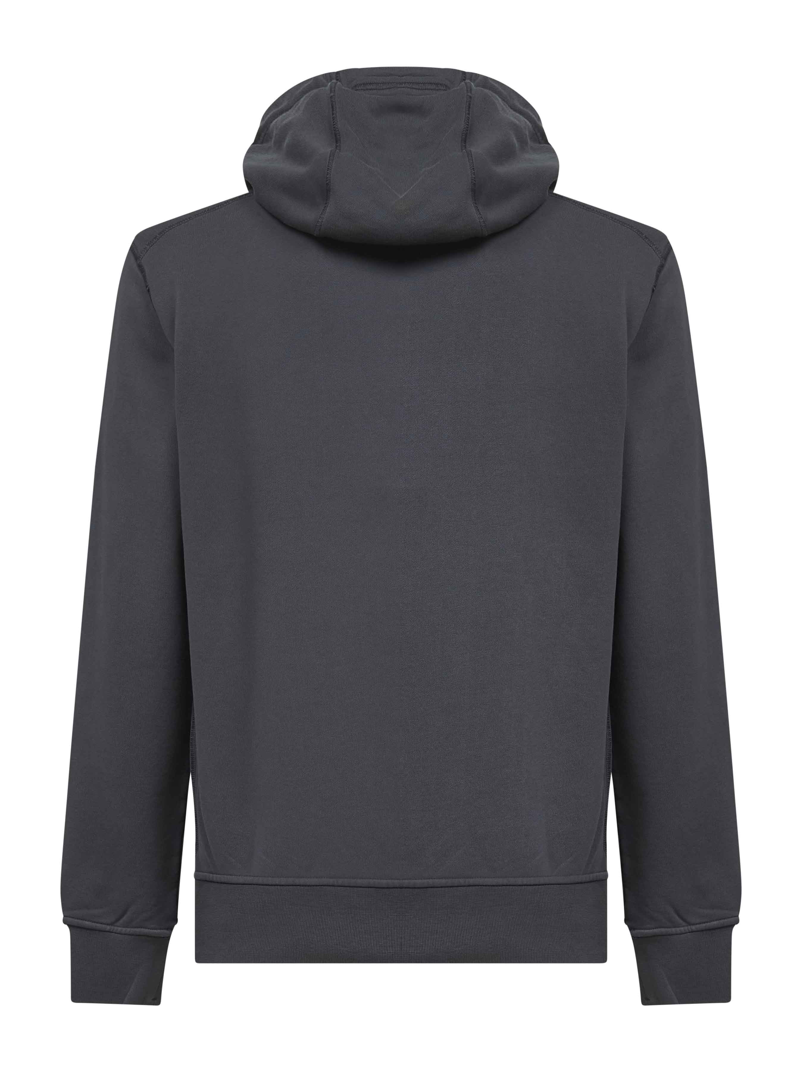 Grey organic cotton hoodie - 2