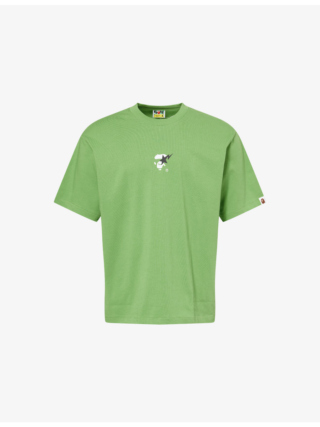 Sta Ape Brand-Print Cotton-Jersey T-Shirt - 1