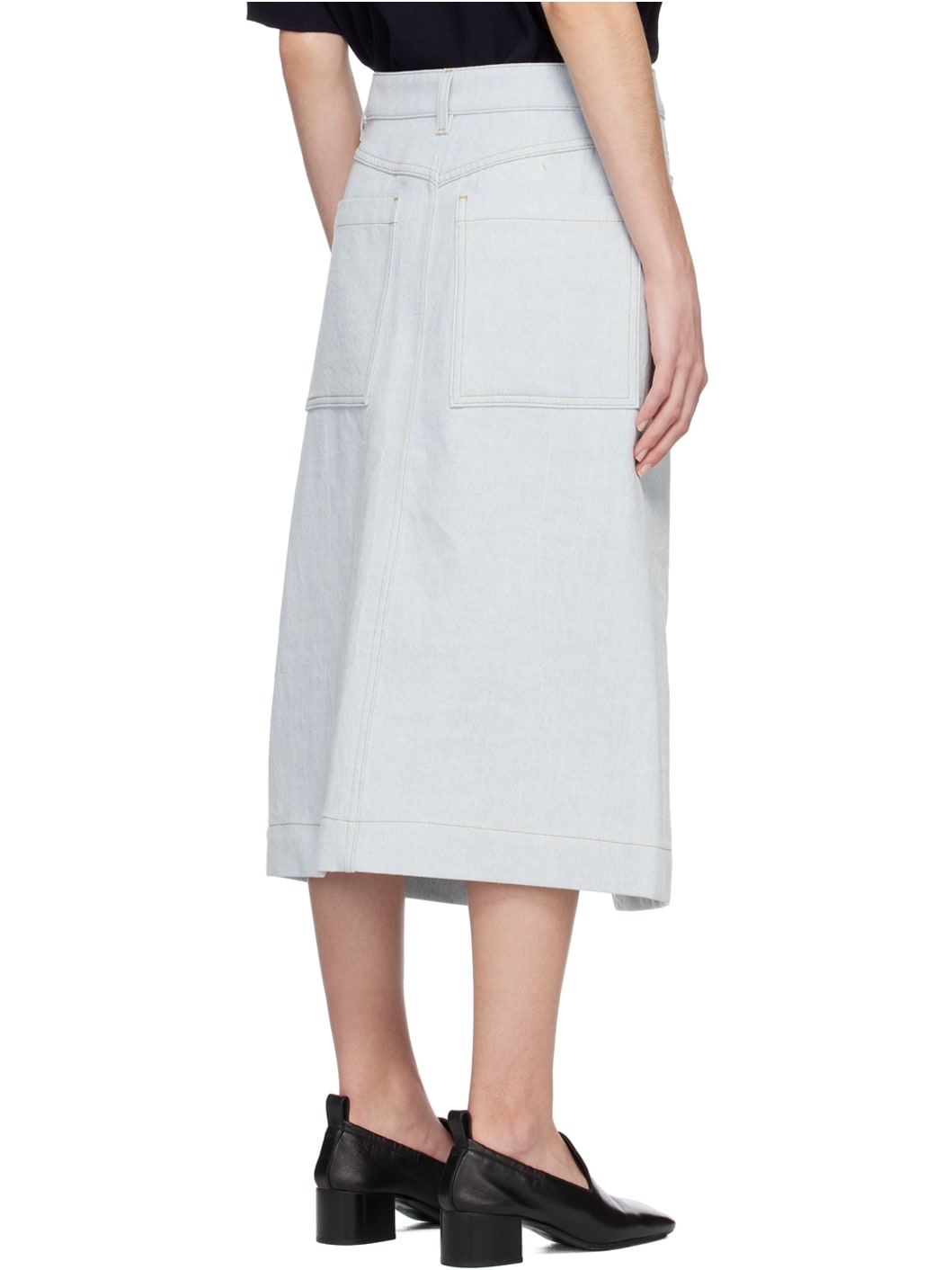 Blue Soro Midi Skirt - 3
