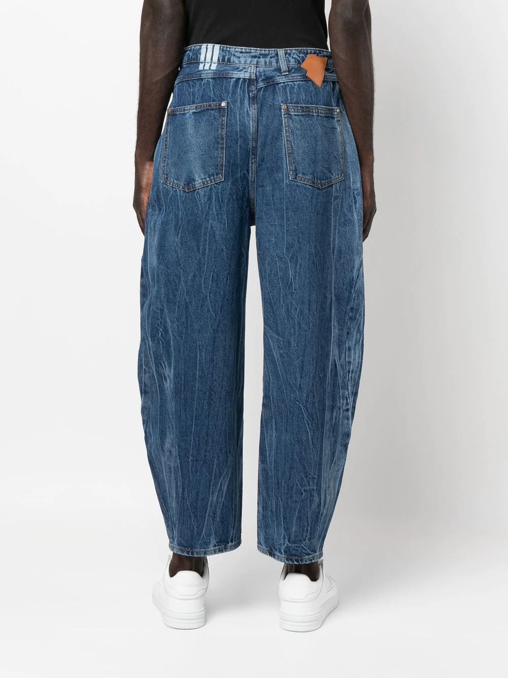 high-waisted balloon-leg jeans - 5