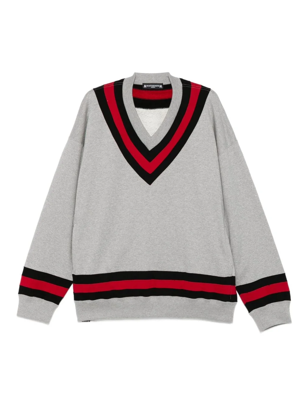 v-neck varsity sweater - 1