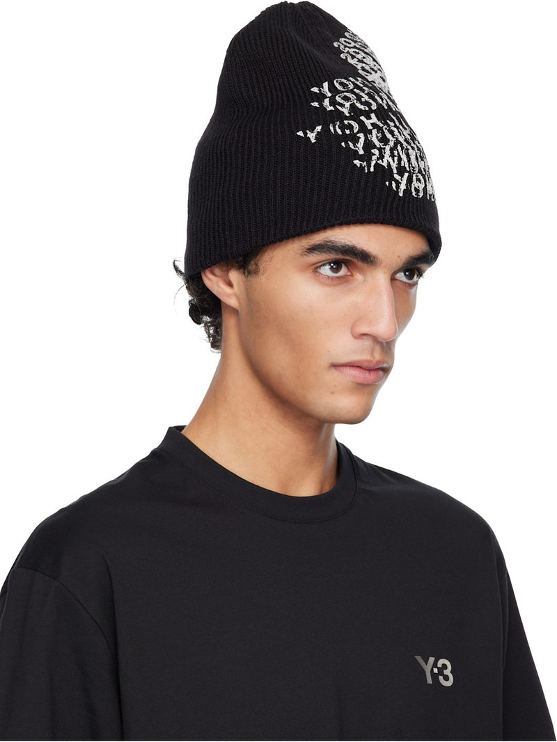 Y-3 Black Merch Beanie outlook