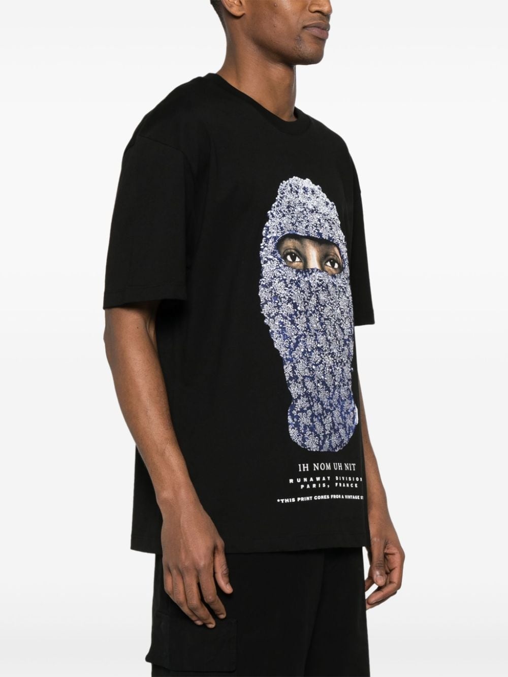 face-print cotton T-shirt - 3
