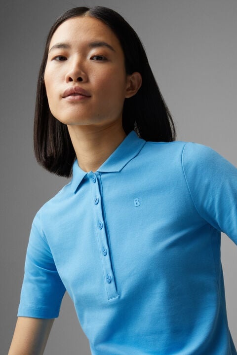 Malika Polo shirt in Light blue - 4