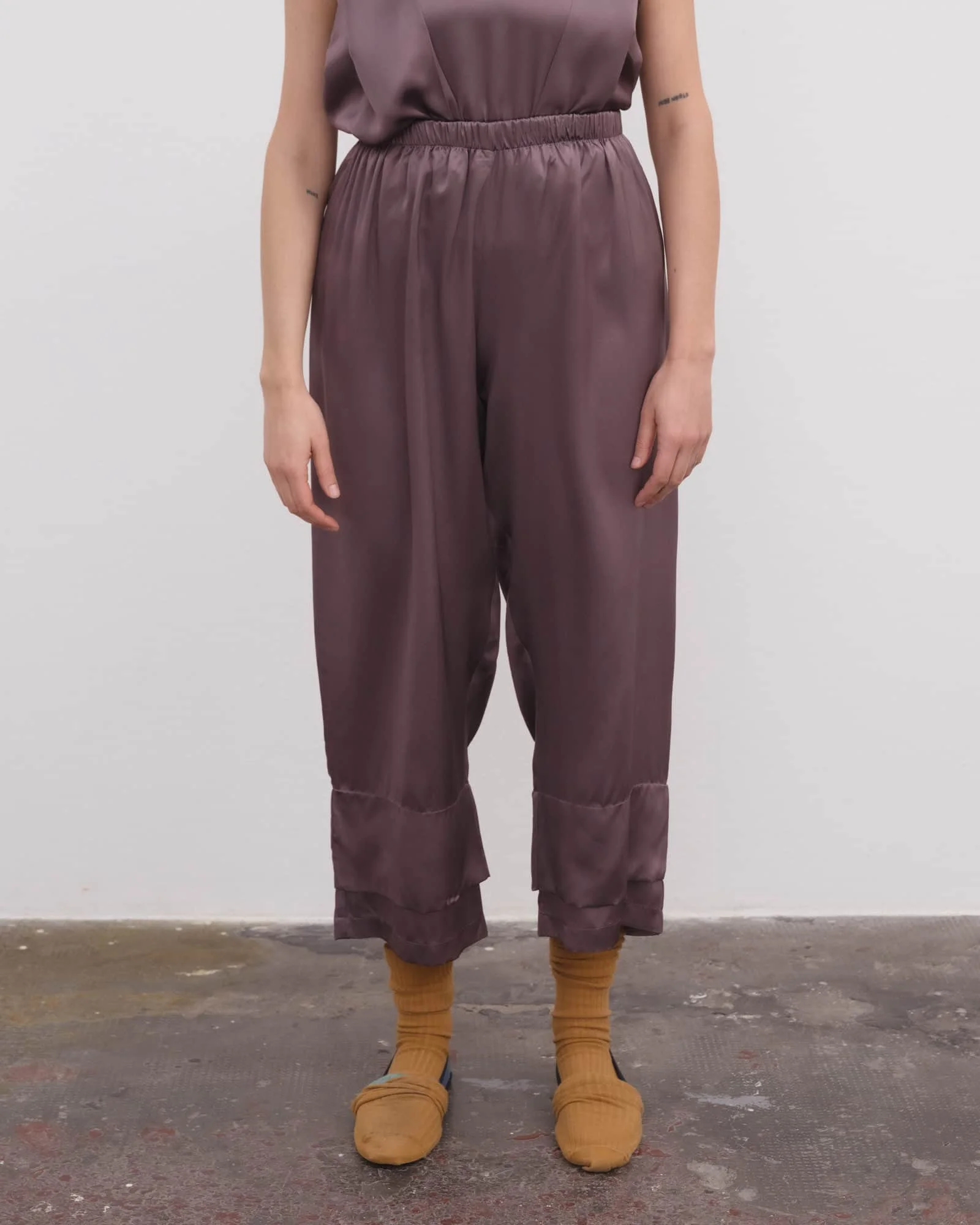 Mason Pants - Silk Satin - 1