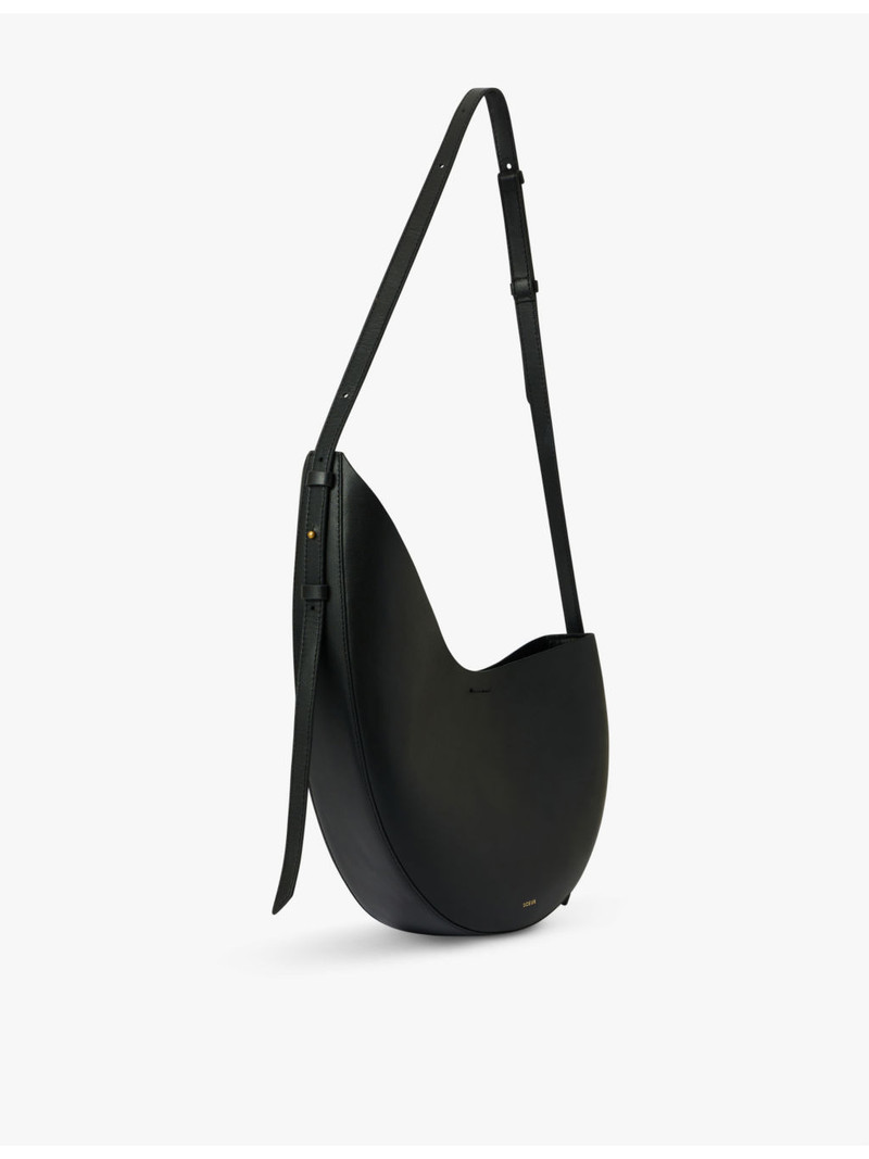 Winona logo-embossed leather shoulder bag 3