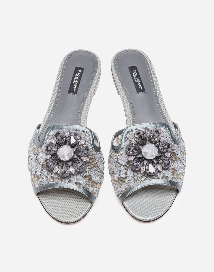 Lace sliders with crystals - 3