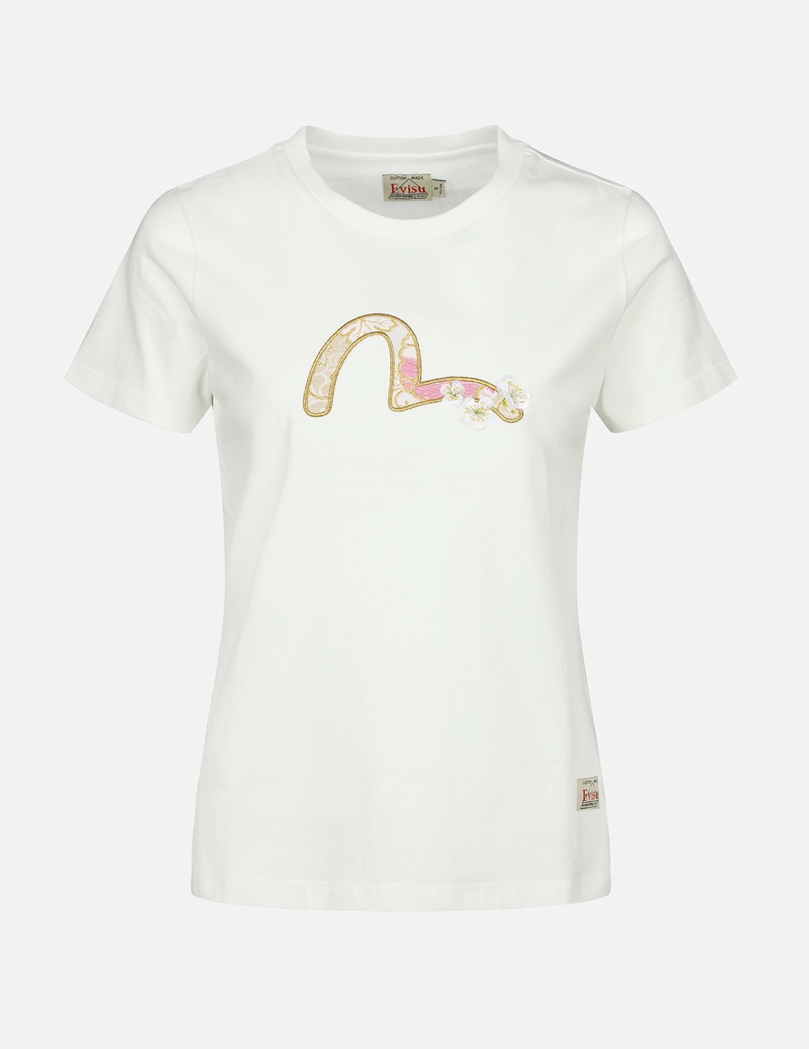 BROCADE SEAGULL APPLIQUÉ T-SHIRT - 1