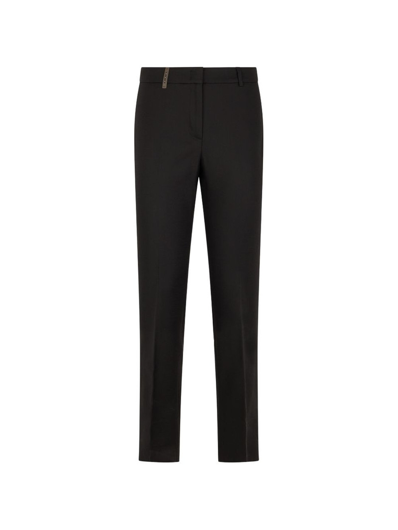 slit-hem trousers 1