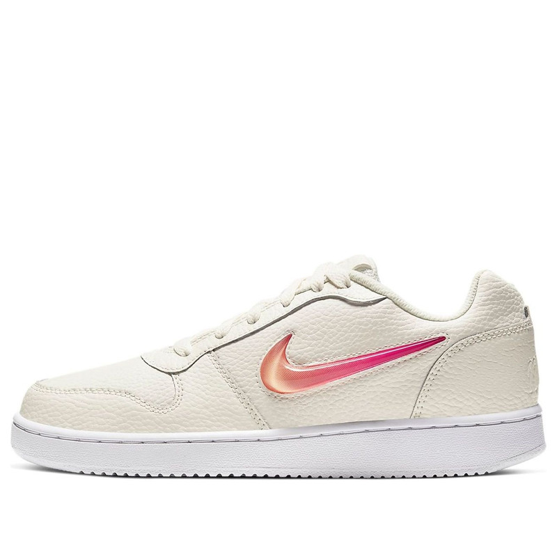 (WMNS) Nike Ebernon Low Prem White/Pink AQ2232-100 - 1