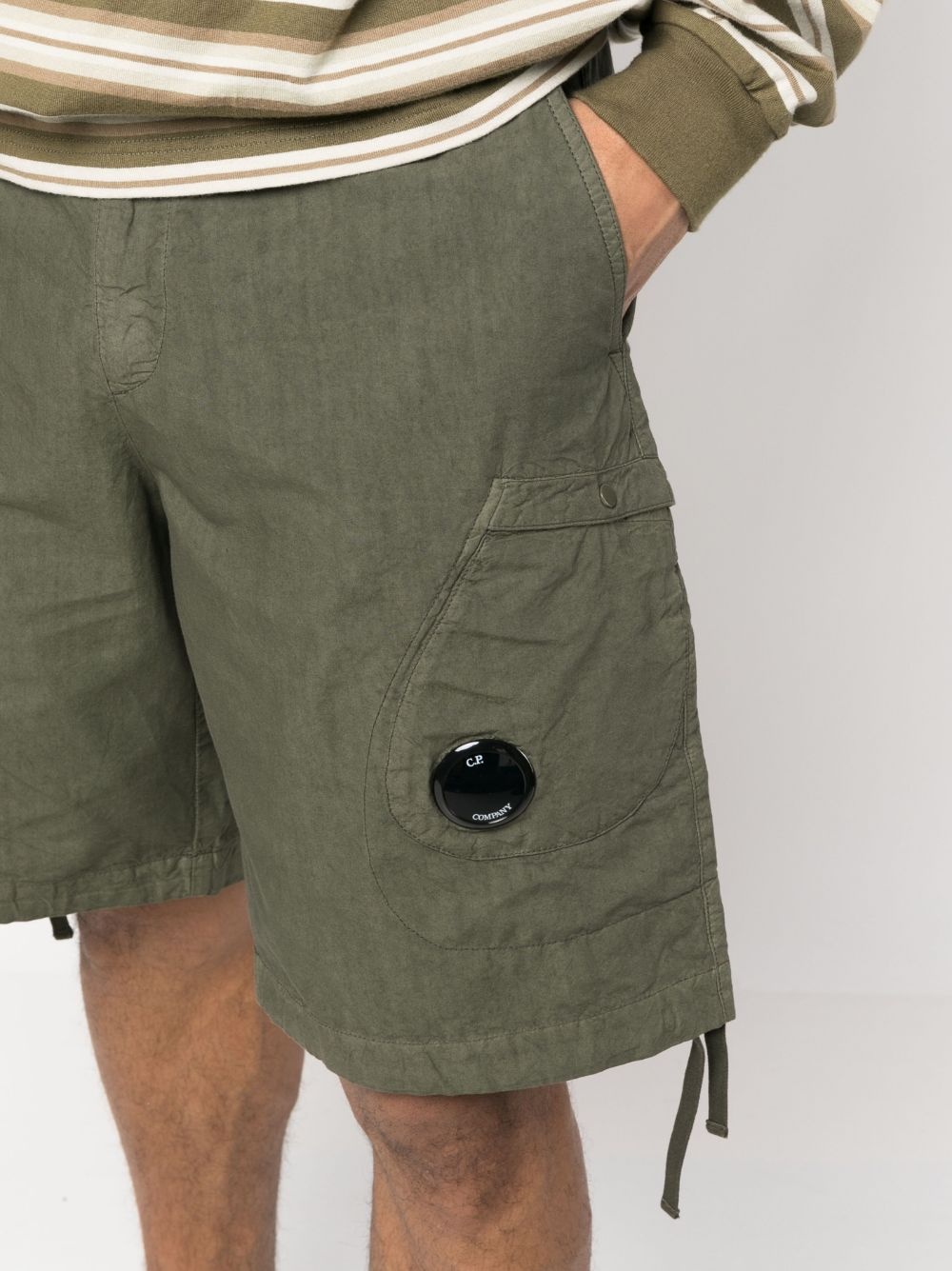 multi-pocket cotton Bermuda shorts - 5