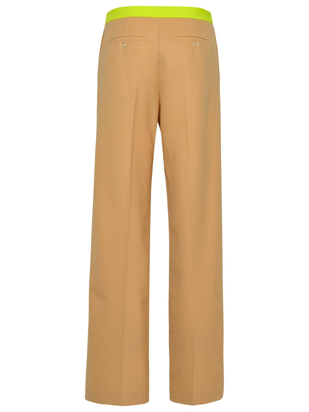 Off-White Woman Beige Wool Blend Active Pants - 3