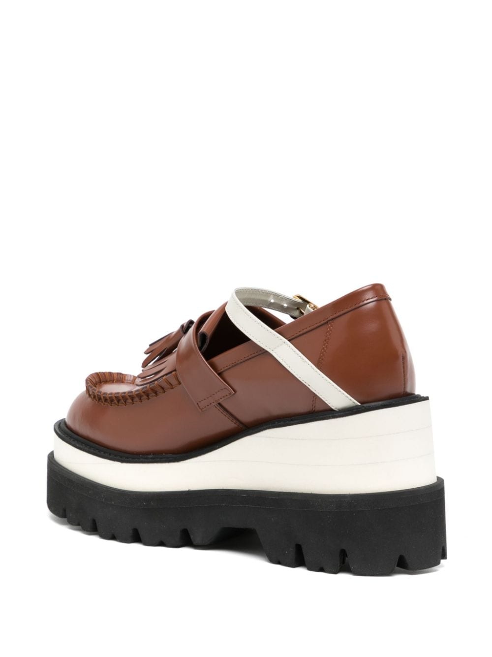 90mm panelled loafers - 3