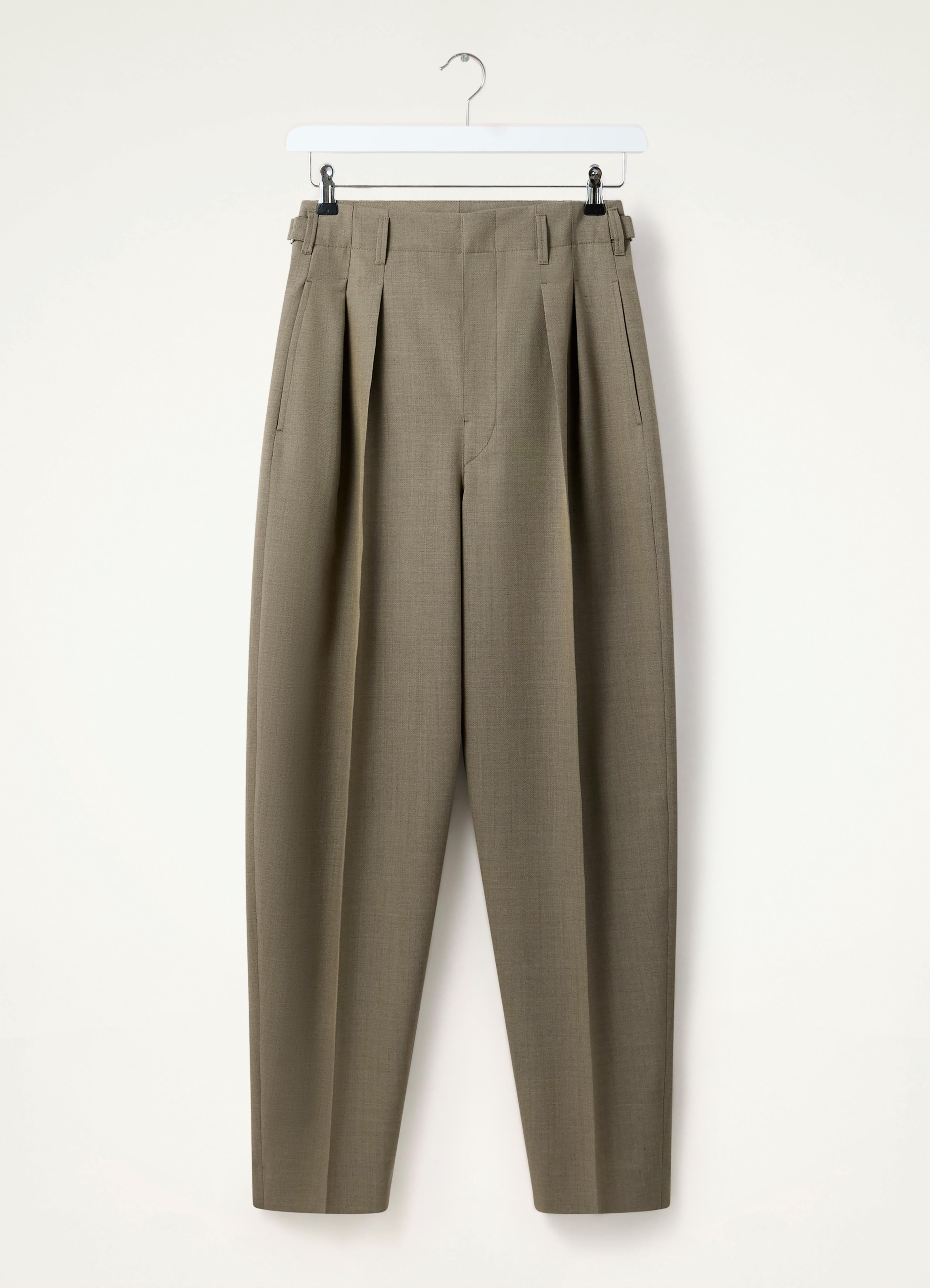 PLEATED TAPERED PANTS - 1