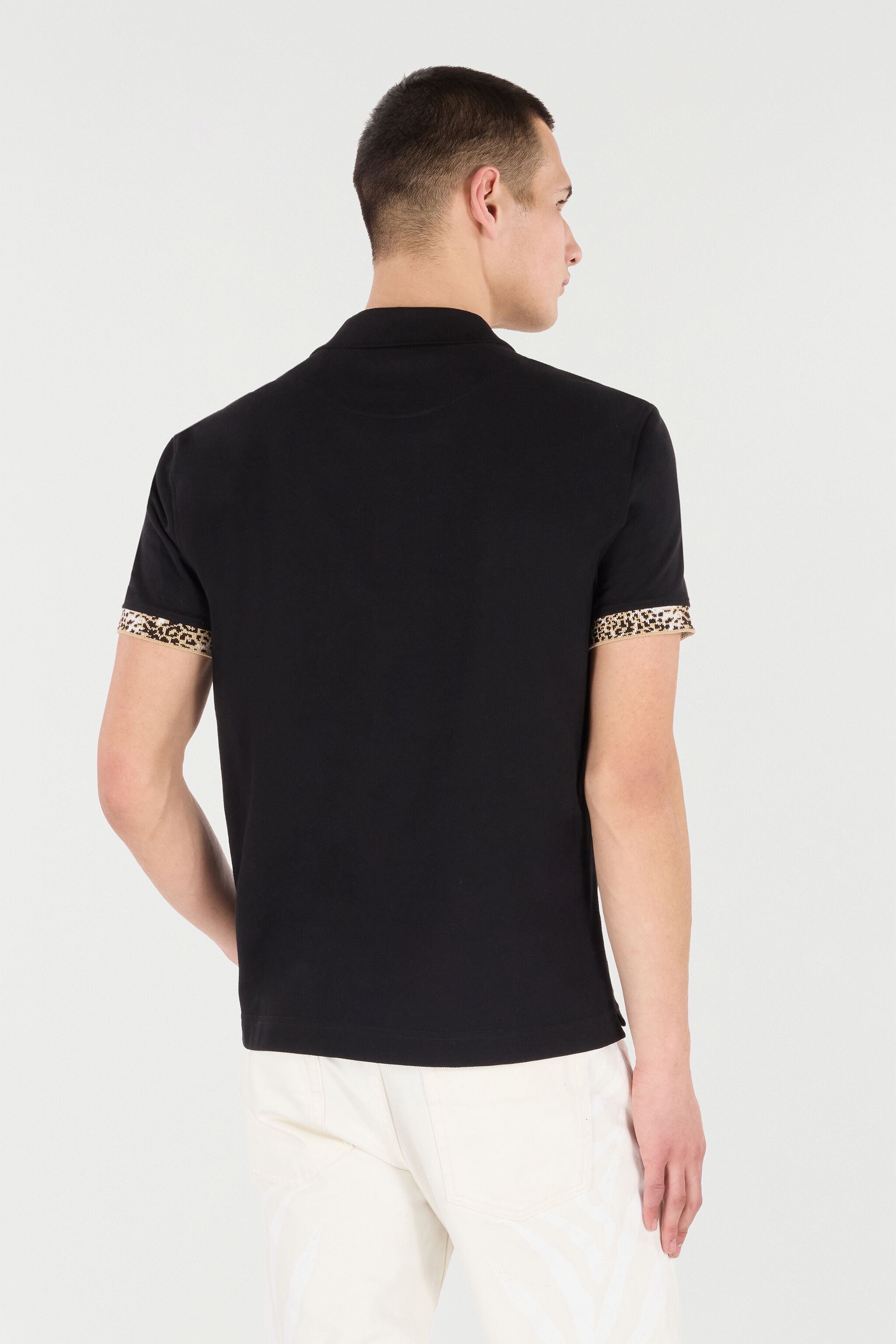 Polo With Jaguar Skin Details - 4