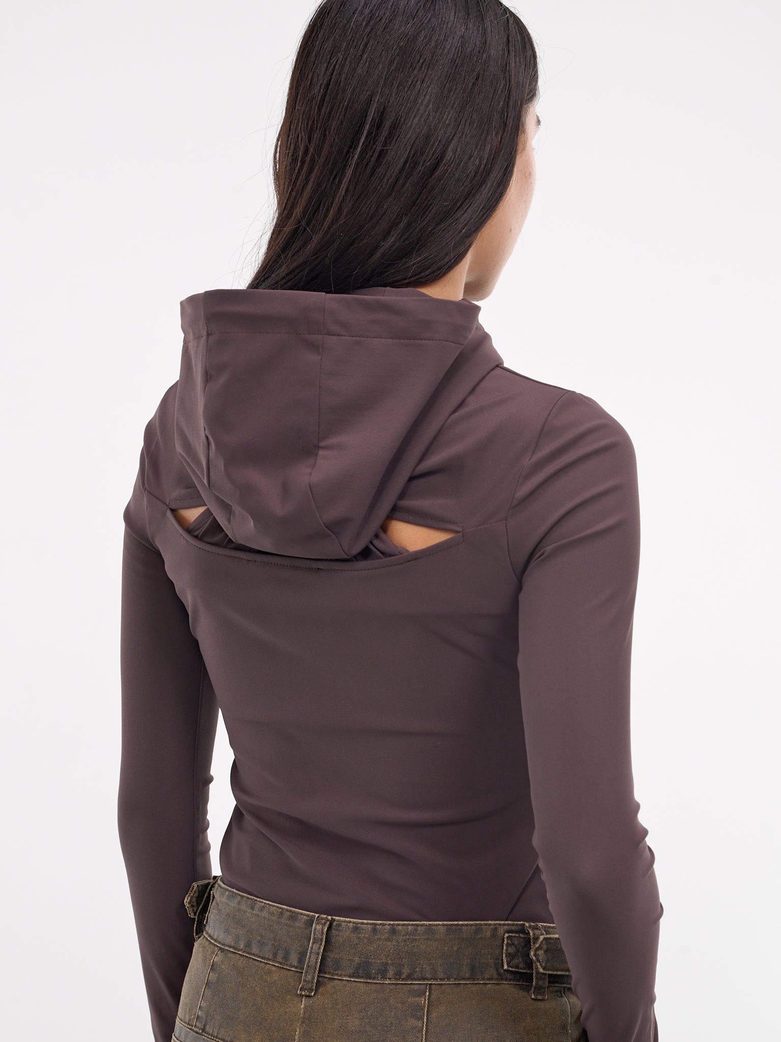 Cut-Out Quarter Zip Hoodie - 4