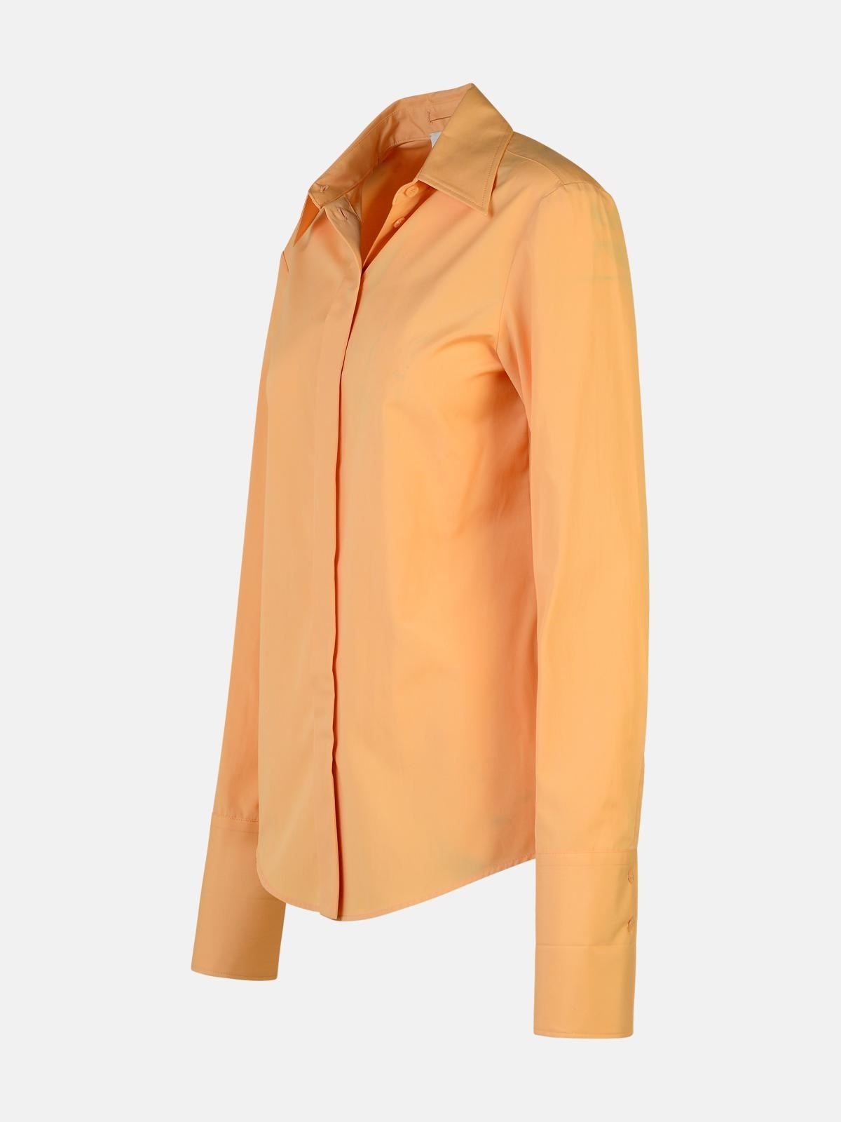 'OSTE' ORANGE COTTON SHIRT - 2