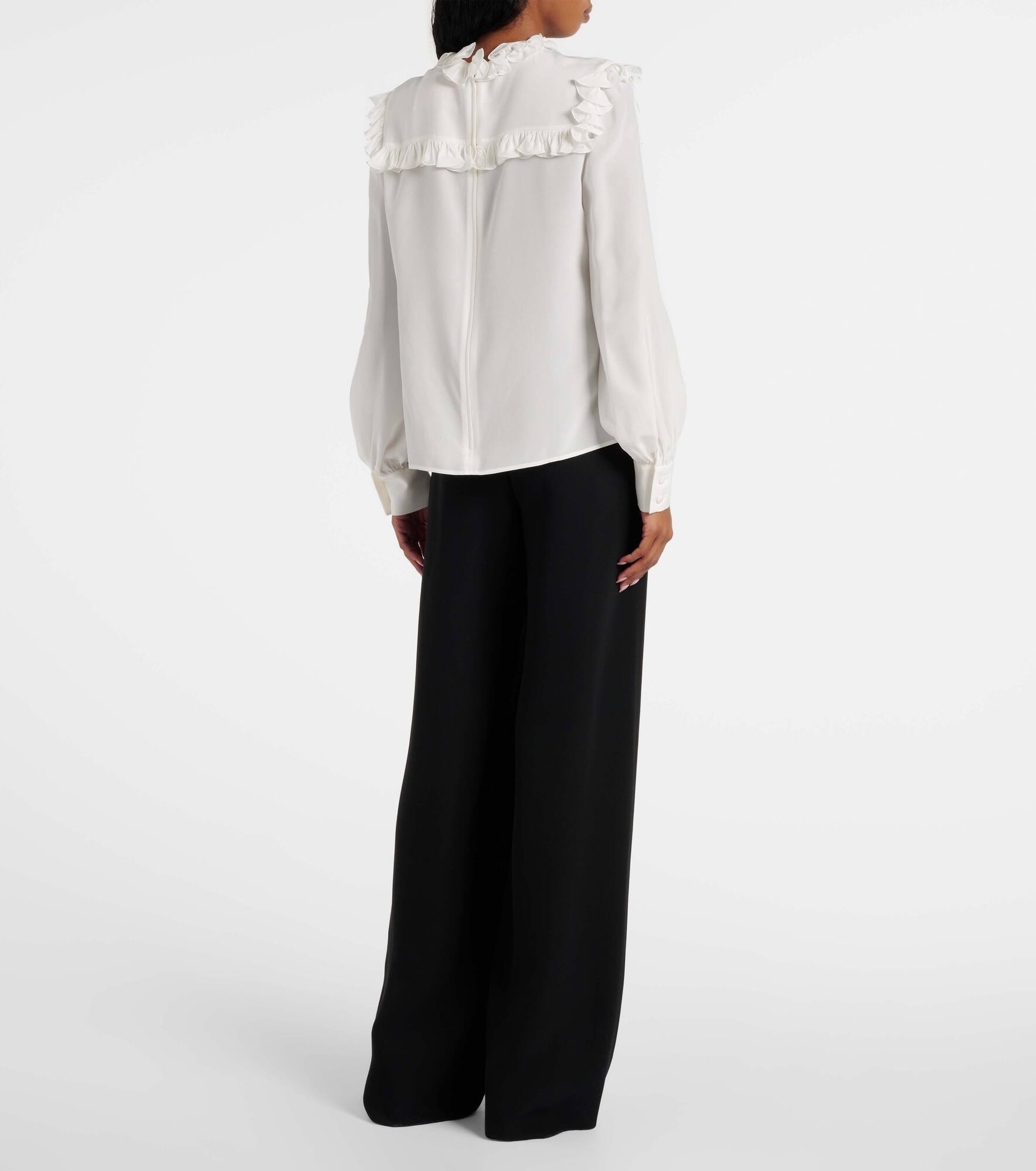 Silk crêpe de chine shirt - 3