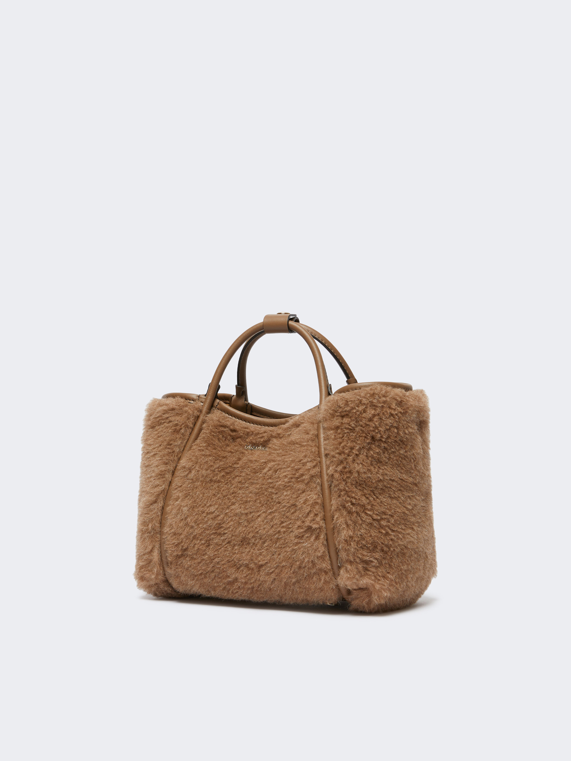 TMARINXS4 Extra-small Marine Bag in alpaca and cashmere Teddy fabric - 2