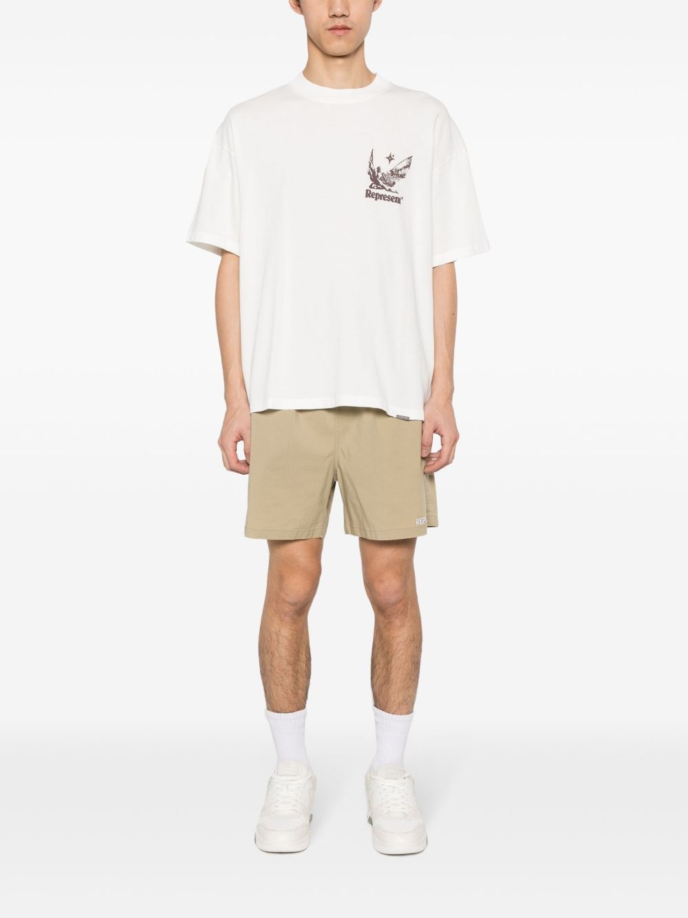 logo-embroidered bermuda shorts - 2
