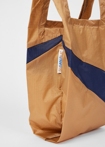 Paul Smith Camel & Navy 'The New Shopping Bag' by Susan Bijl - Small outlook