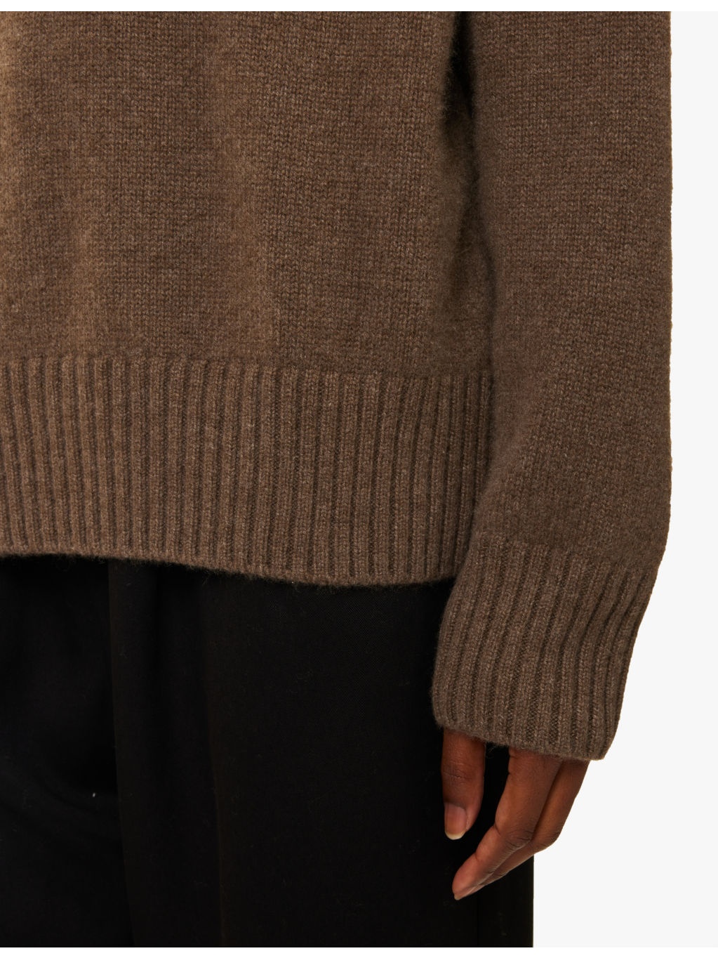 Jadey V-neck recycled cashmere-blend jumper - 5