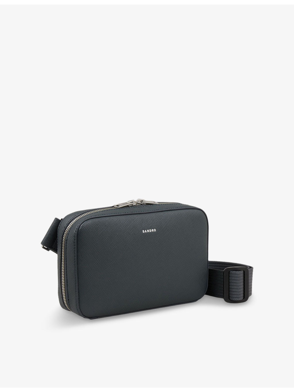 Logo-Embossed Small Leather Bag - 2