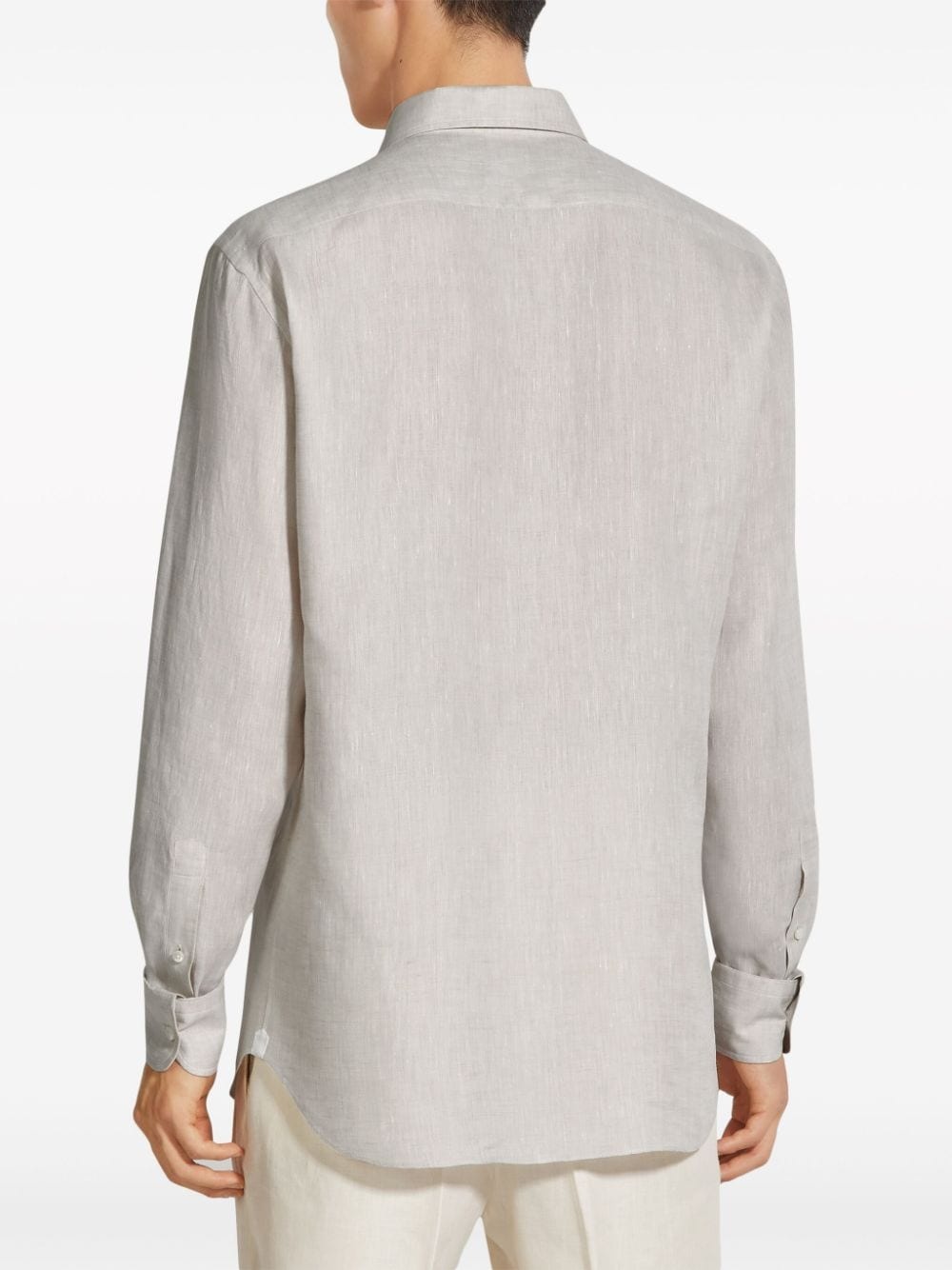 Oasi long-sleeve linen shirt - 3