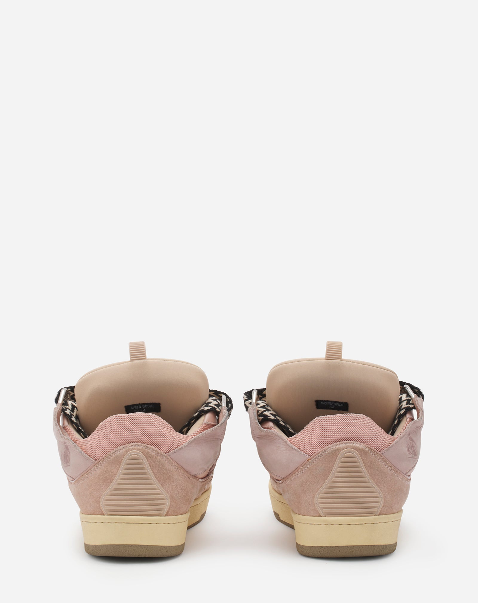 LEATHER CURB SNEAKERS - 4