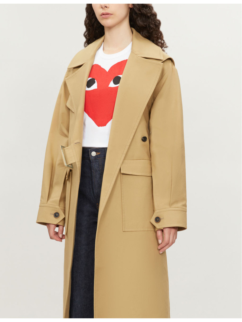 Comme des Garçons PLAY Big Red Heart cotton-jersey T-shirt outlook