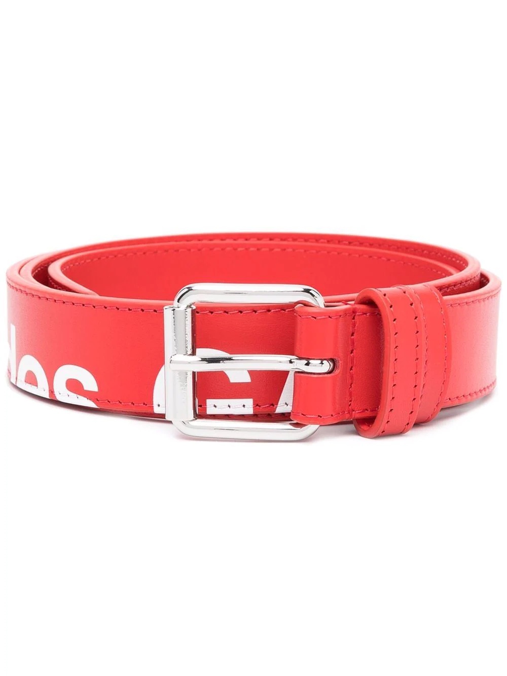 Comme Des Garçons Huge Logo leather belt | REVERSIBLE Comme Des Garçons Huge Logo leather belt | REVERSIBLE