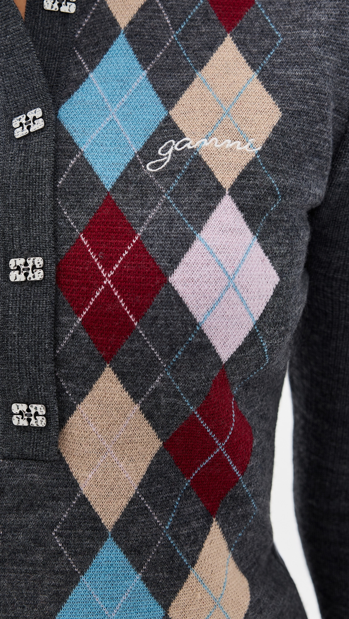 Fine Merino Jacquard Polo - 5