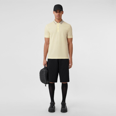 Burberry Logo Detail Cotton Piqué Polo Shirt outlook