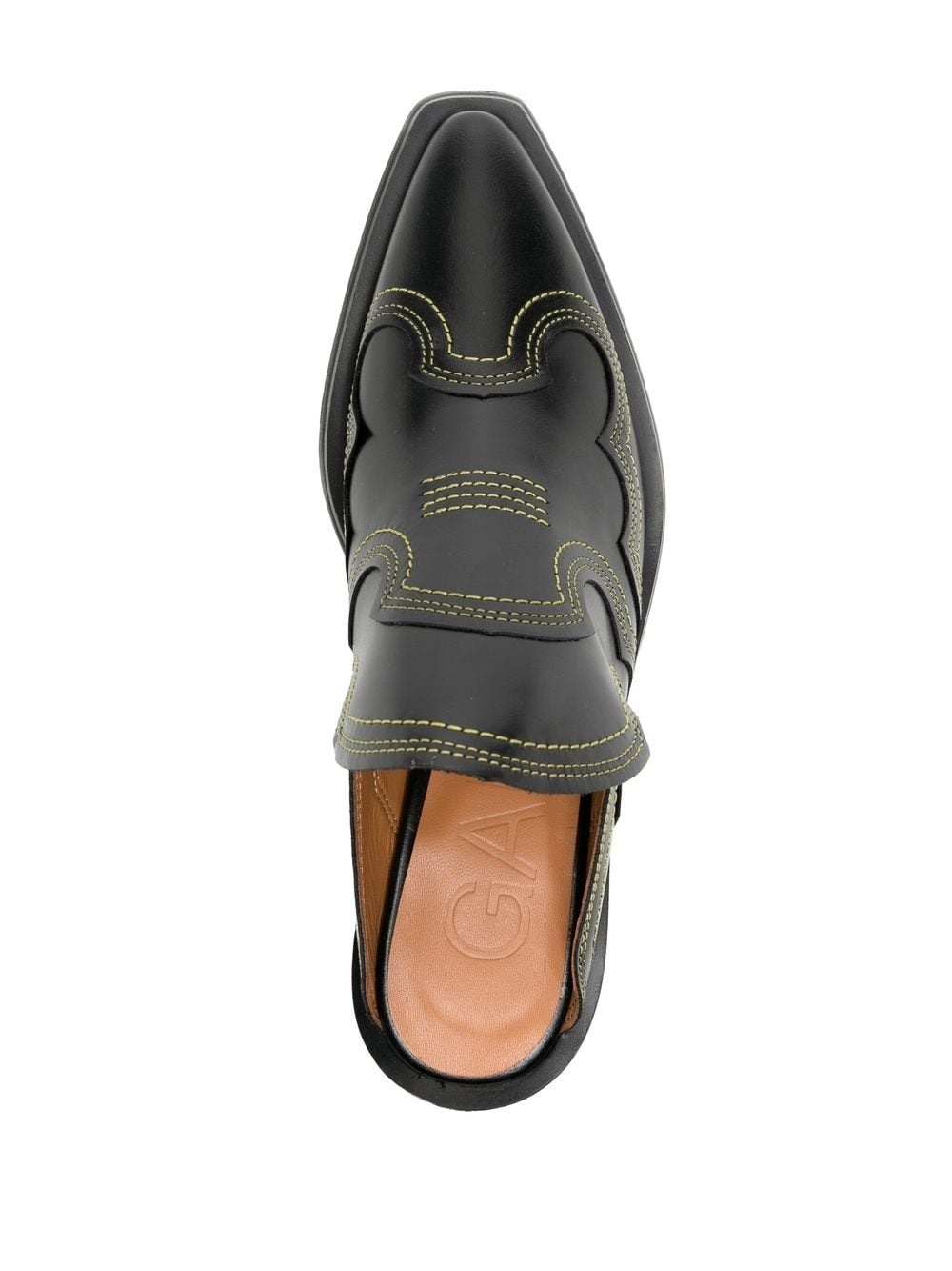 embroidered western mules - 4