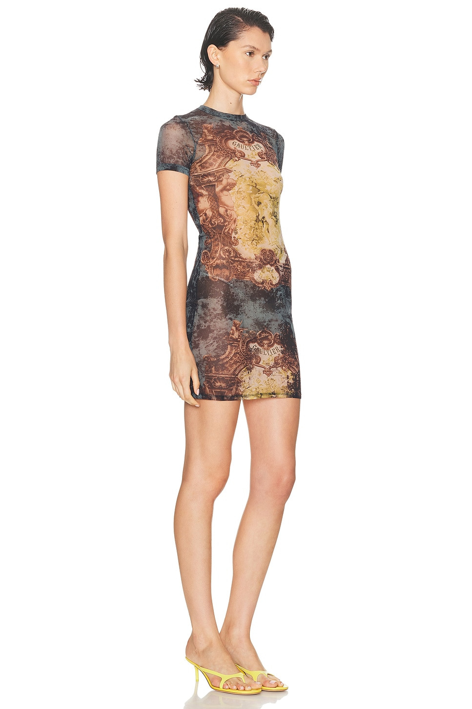 Medaillon Printed Short Dress - 2