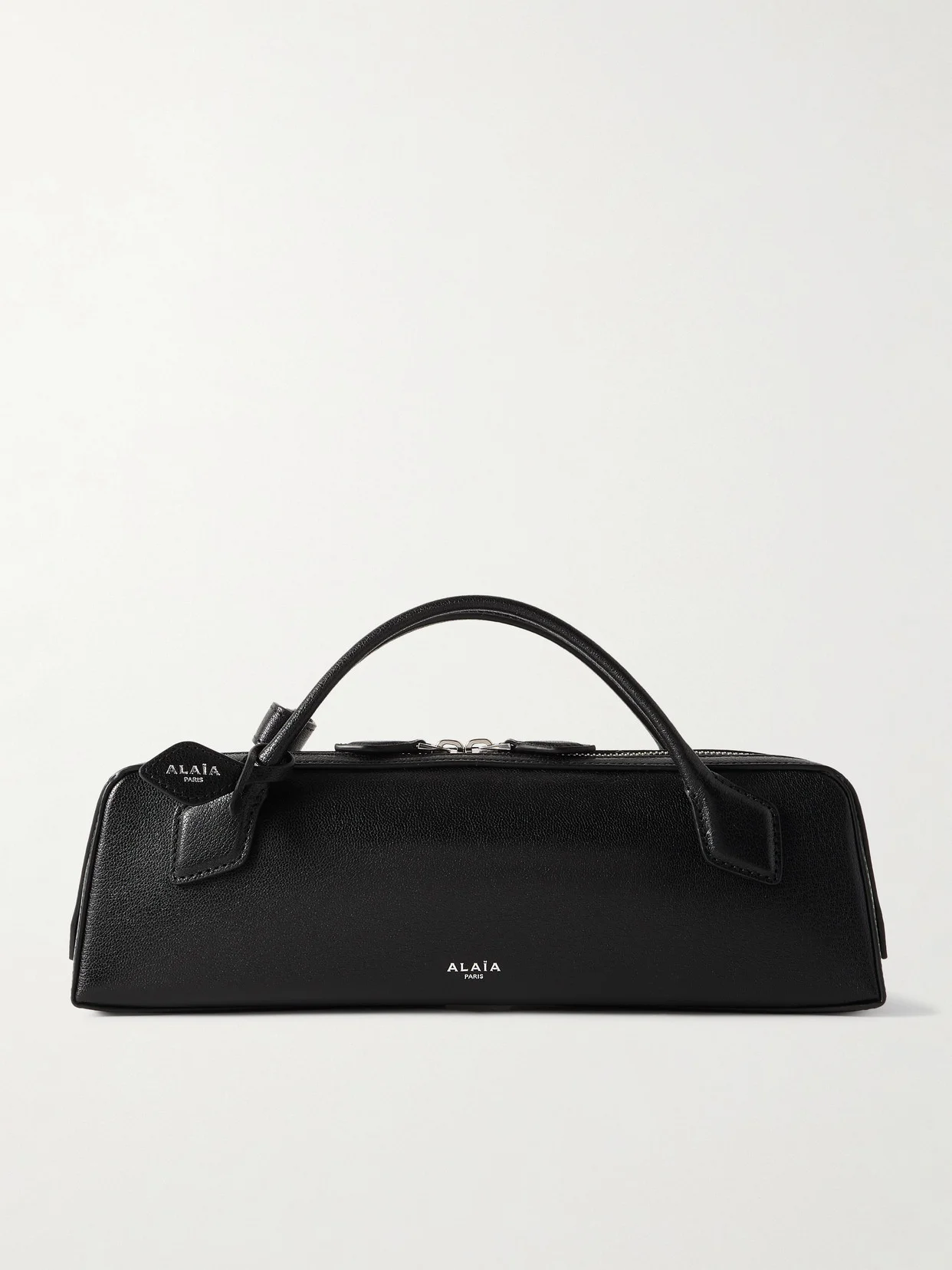 Le Teckel Textured-leather Tote - 1