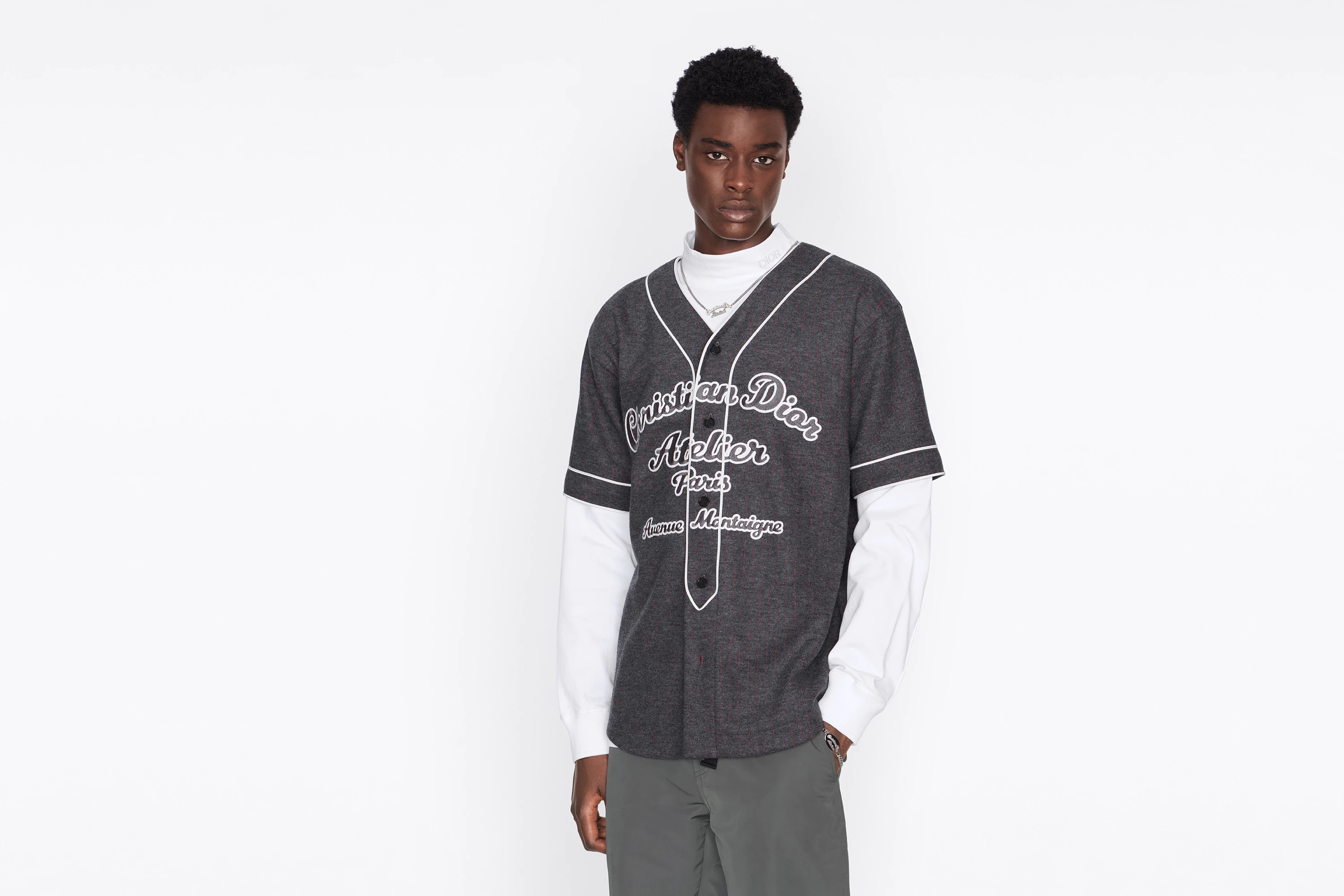 'Christian Dior Atelier' Baseball Shirt - 4