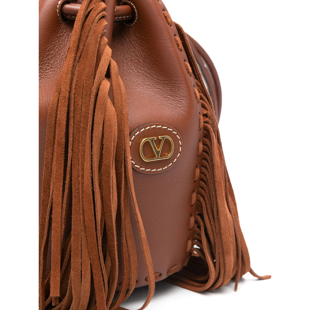 Valentino Garavani Brown Bucket Bags Women - 5