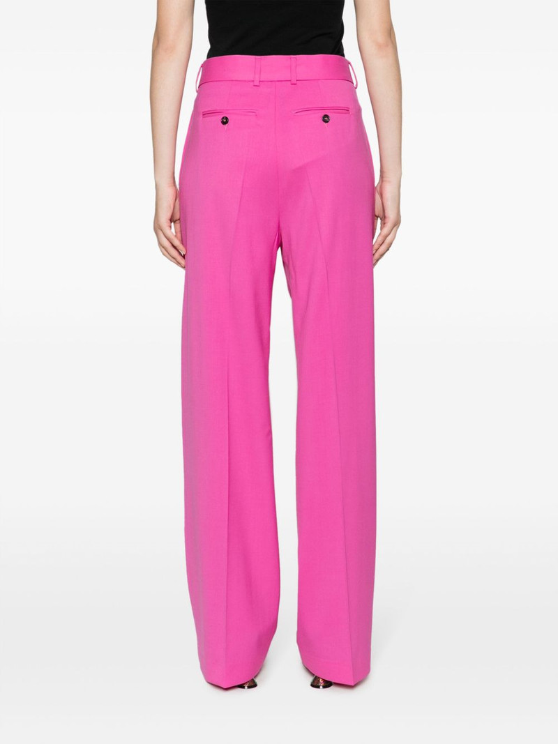 pleated straight-leg trousers 4