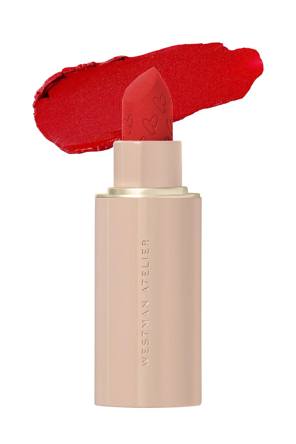 Lip Suede Matte Lipstick - Pip Poppy Red - 1