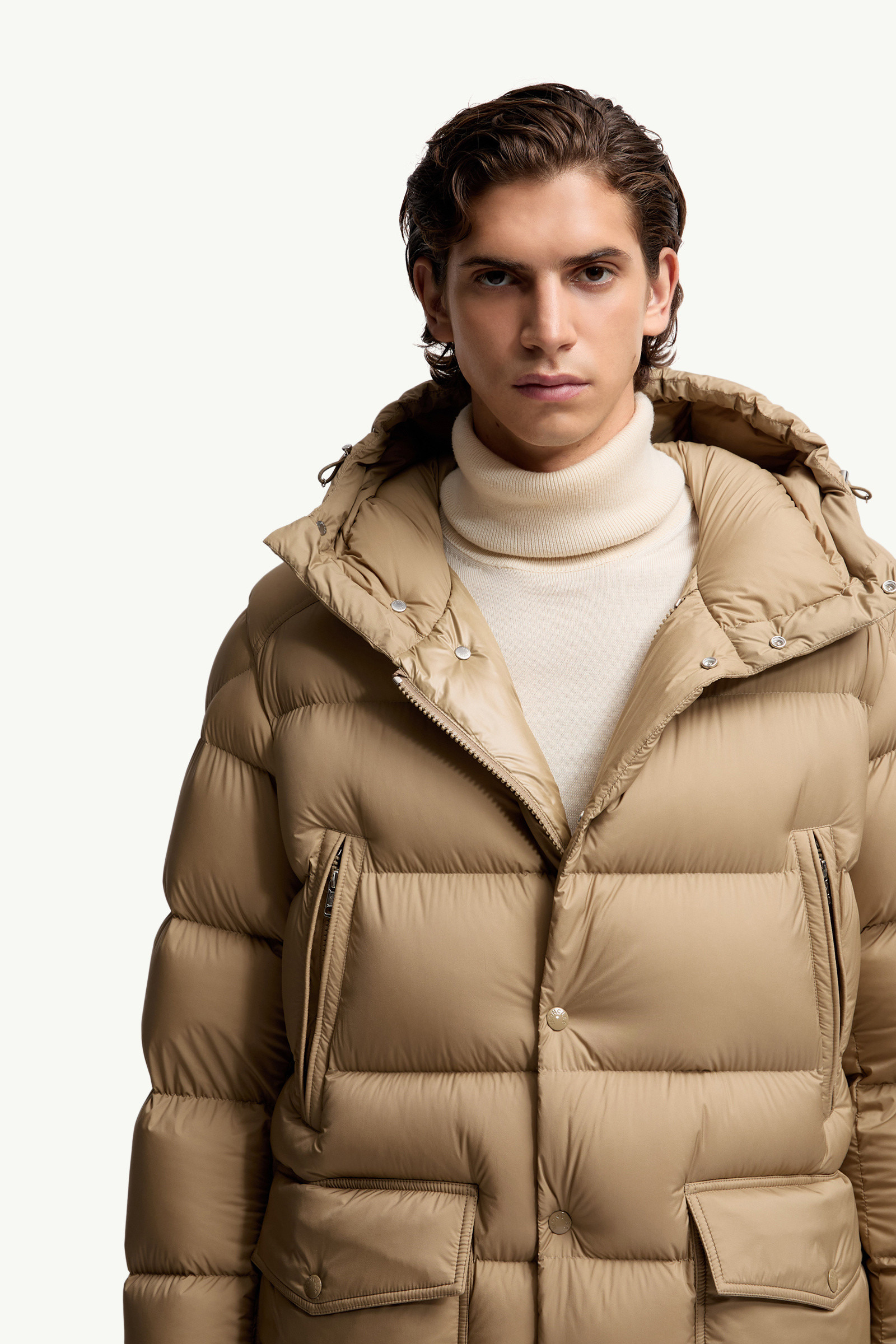 Bretagne Hooded Short Down Jacket - 7