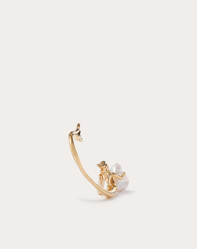 METAMORPHOS SIREN METAL AND PEARL SINGLE EARCUFF 3