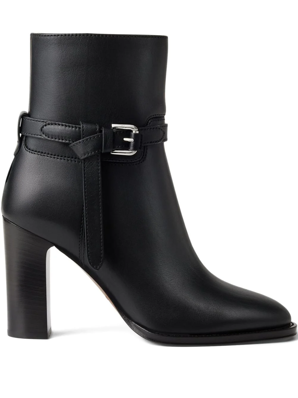 90mm Donnely buckle-strap block-heel boots - 1