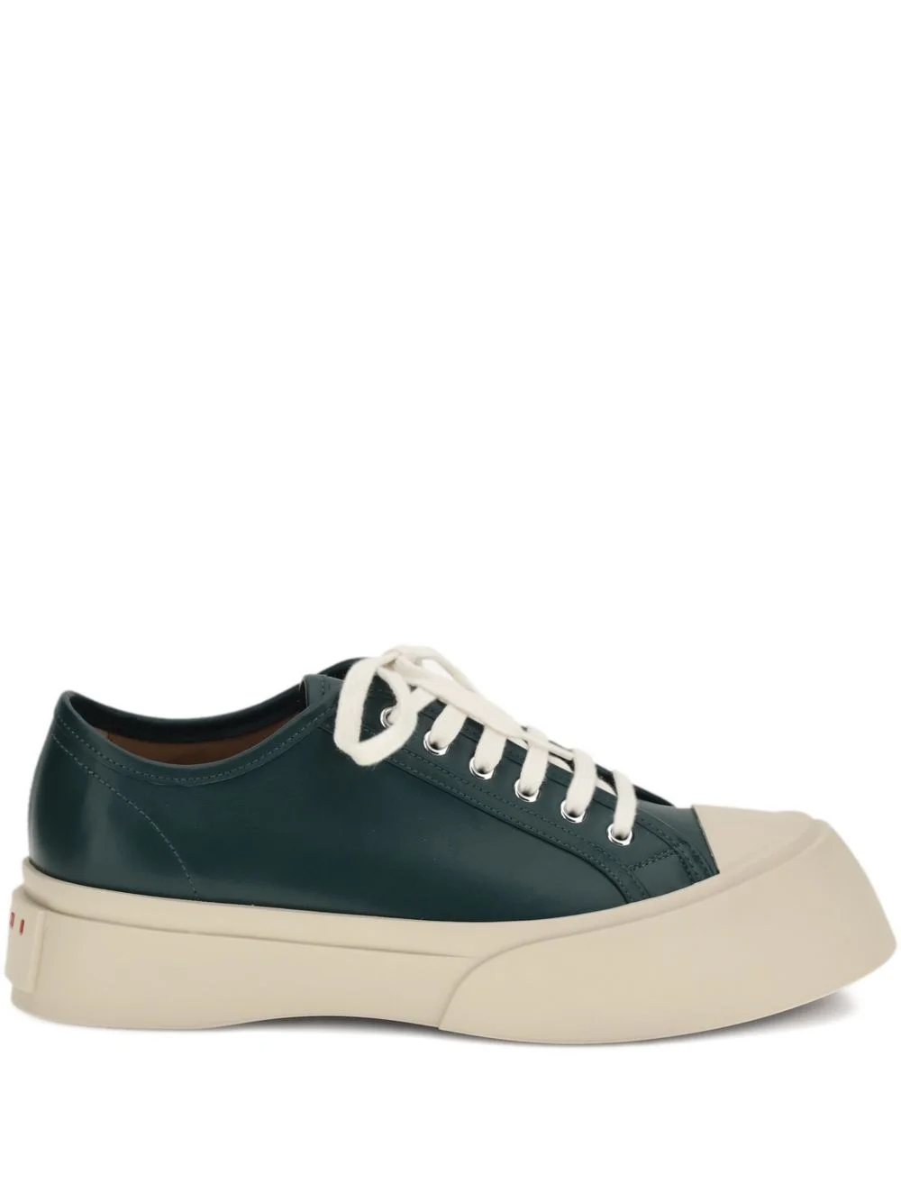 Pablo leather lace-up sneakers - 1
