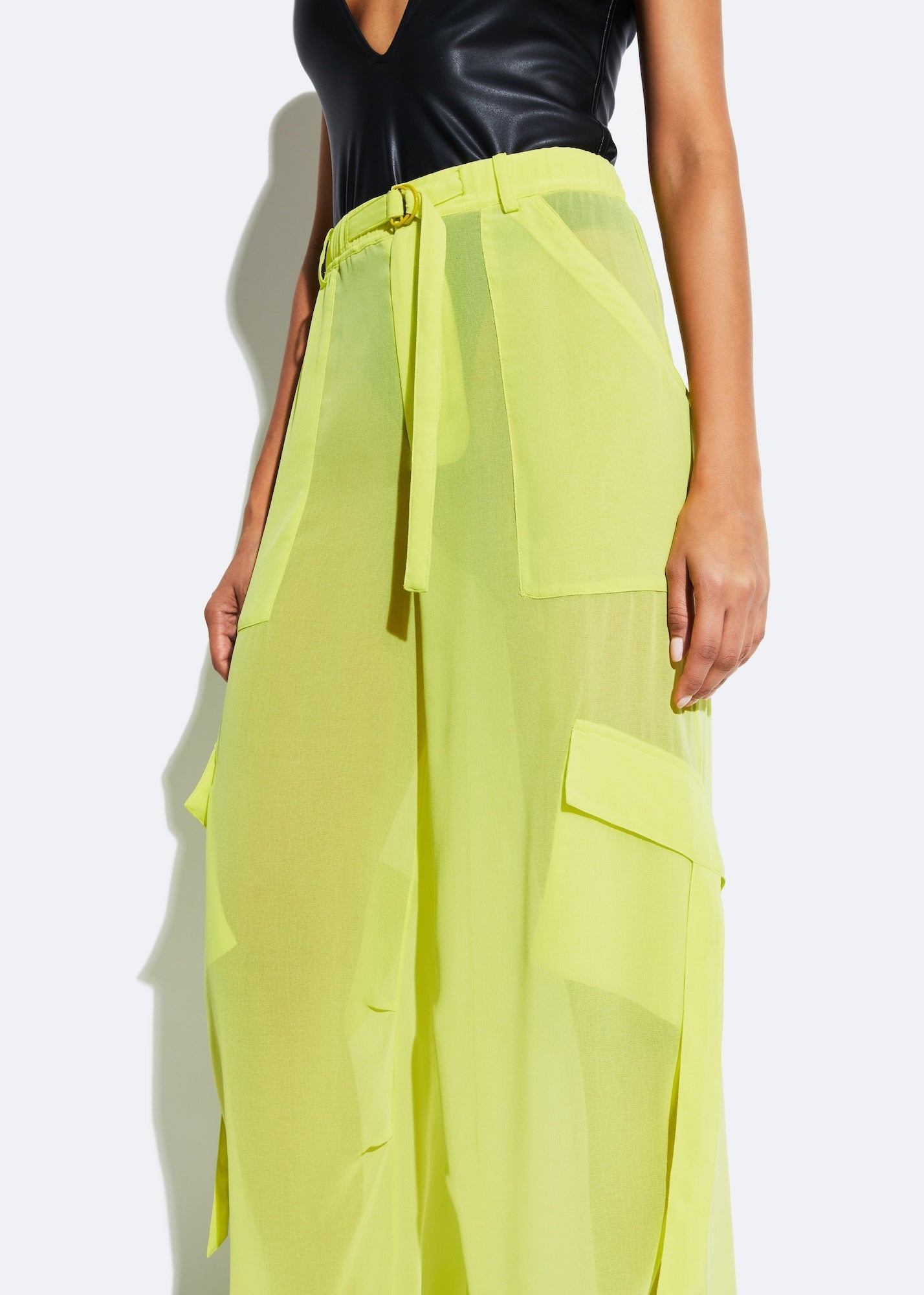 Georgette Utility Pocket Pant - 4