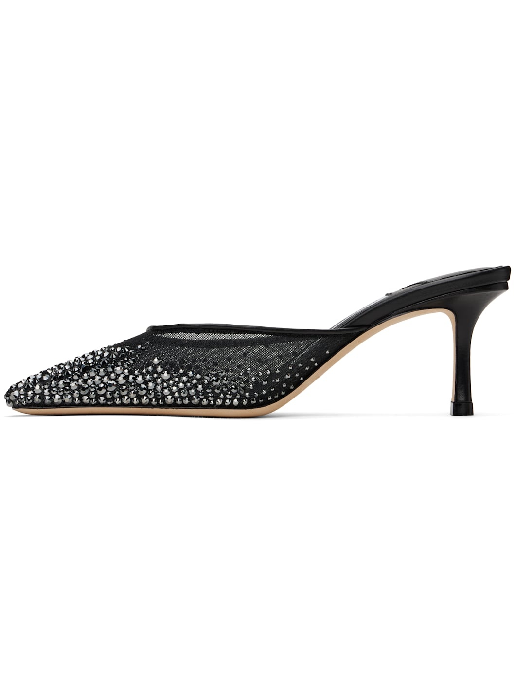Black Vivi 65 Mules - 3
