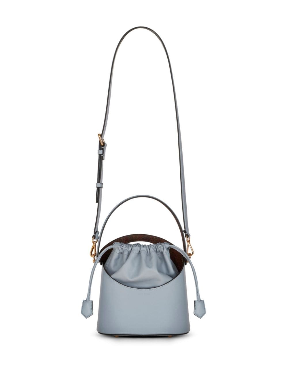 medium Saturno leather bucket bag - 7