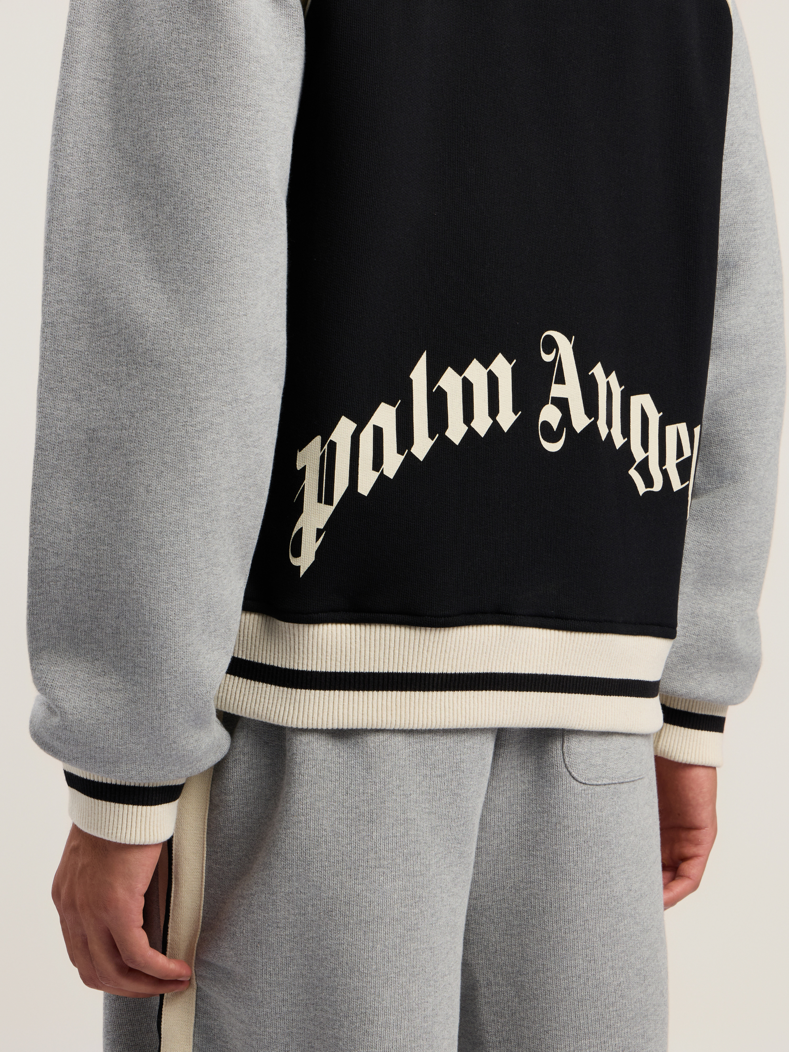 Curved Logo Track Varsity - 6