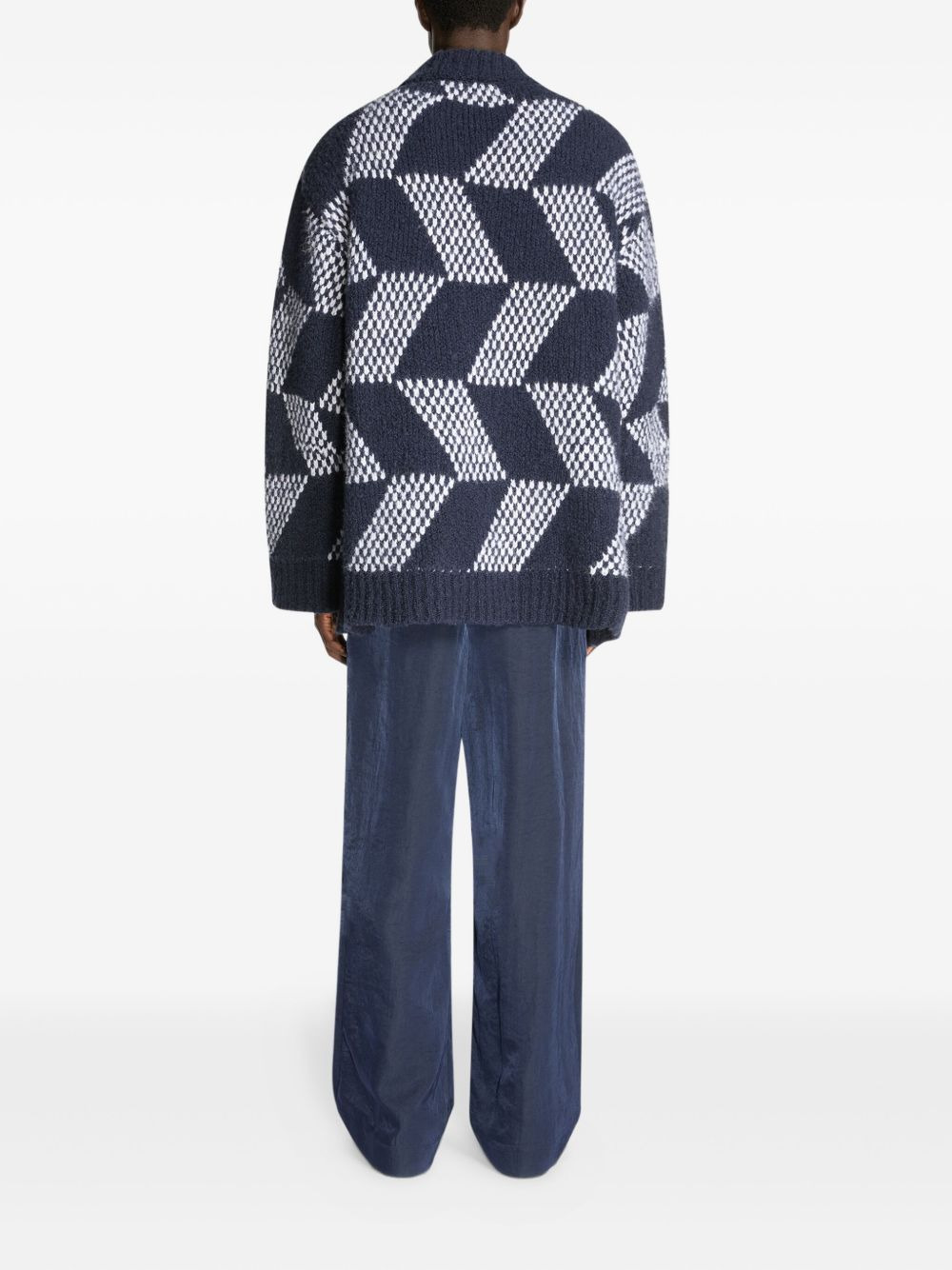 geometric-pattern sweater - 4