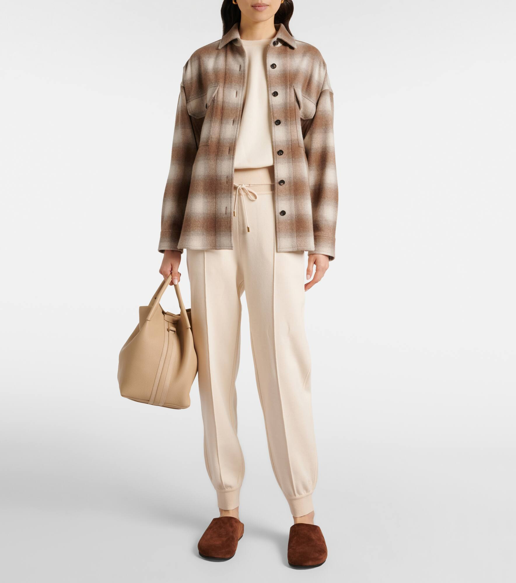 Viera cotton, silk, and cashmere T-shirt - 2